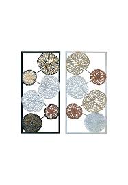 Buy Colorful Leaves Metal Wall Art