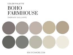 Boho Farmhouse Home Color Palette