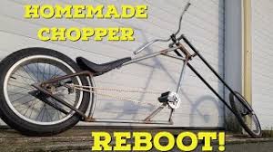 custom homemade chopper bicycle reboot