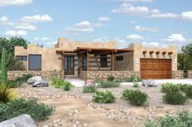 These southwest contemporary desert modern house plans are ideal for building in neighborhoods that do not allow more modern exterior styles. Rustic Spanish Style House Plan 4876 Queensbury