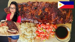 cooking oven pork ribs filipino style