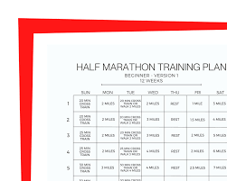 half marathon plan singapore