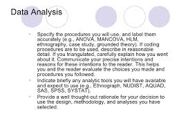 Every data project requires the findings to be presented in a legible data analysis report. Order Your Own Writing Help Now Dissertation Data Analysis Methods 2017 10 09
