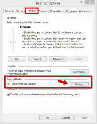 Learn how to turn the pop up blocker on or off within your google chrome browser. Internet Explorer 11 Allow Pop Ups