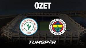 MAÇ ÖZETİ | Çaykur Rizespor 0-6 Fenerbahçe (FB Arda Güler Asist, Goller,  Kırmızı Kart) - Tüm Spor Haber