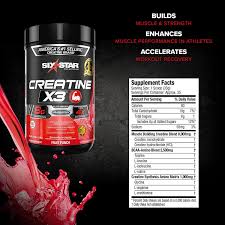 creatine powder six star creatine x3