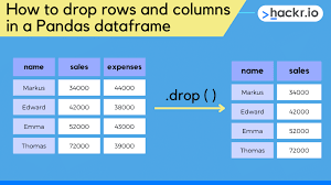 pandas drop column method for data cleaning