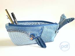 pencil case sewing pattern whale