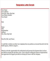 10 retail resignation letter template