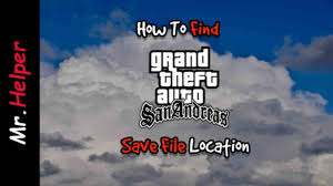 how to find gta san andreas save game
