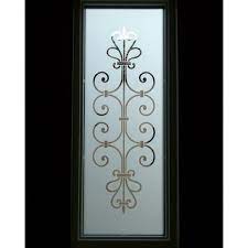 Decorative Frosted Glass Window Size