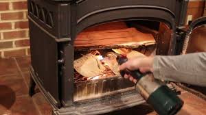 quickest way to light your wood stove