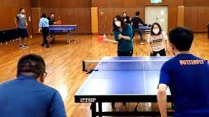 table tennis in osaka with locals