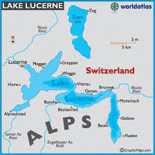 Lake Lucerne Map And Map Of Lake Lucerne Depth Size History