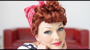 lucille ball makeup transformation with