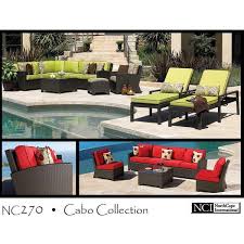 Cabo Wicker Sectional Set By North Cape