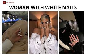 what does white nail polish mean ually