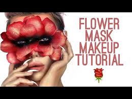 flower mask makeup tutorial mac