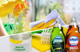 cleaning windows with vinegar and dawn