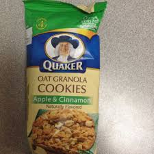 calories in quaker oat granola cookies