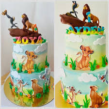 lion king theme cake ercream cake