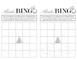 Wedding Shower Bingo Generator Bridal Template Download For
