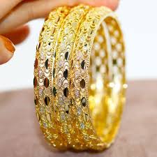white diamond gold bracelet 24k saudi