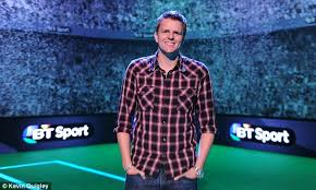 Bt sport presenters were left baffled when they spotted what appeared to be footage of 'a kid drinking beer' at a german football match. It S Top Secret Bt Sport Presenter Jake Humphrey On F1 Regrets David Ginola And Dinner With Delia Daily Mail Online