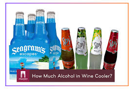 how much alcohol in wine cooler a