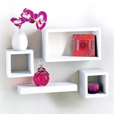 Modern Set Of 4 Floating Wall Shelves