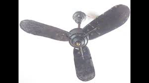 late 60s antique cast iron ceiling fan