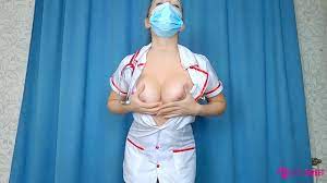 Nurse Slut in Medical Gloves Gets a Mouth Full of Cum and Spit it in her  Covid Mask - XVIDEOS.COM