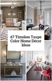 timeless taupe color home décor ideas