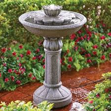 Bird Bath Fountain Fountains Outdoor