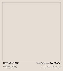 Nice White Sw 6063 Paint Color