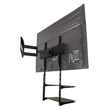 Dual Glass Shelf For Wall Mounted Tv