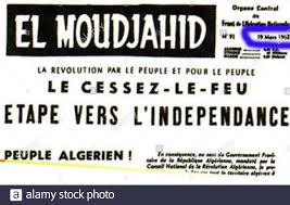 Français : El Moudjahid Numéro 91 - 19 Mars 1962; 19 March 1962;  http://www.liberte-algerie.com/data/upload/430x274xEvianDz,P2B,P2B.jpg.pagespeed.ic.wf8Mao  tEO.jpg; El Moudjahid Stock Photo - Alamy