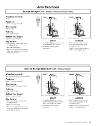 arm exercises seated biceps curl