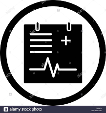 Illustration Medical Chart Icon Stock Photo 241481039 Alamy