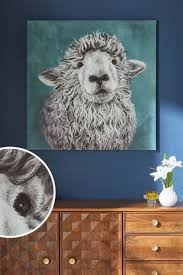Buy Lincoln The Sheep Canvas Wall Art