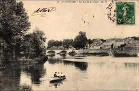 Saint-Avertin - N° 36.- St Avertin.- Les Bords du Cher.- H. B. - Carte postale ancienne et vue d'Hier et Aujourd'hui - Geneanet