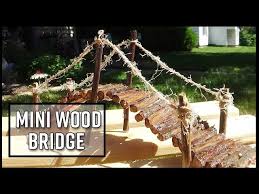 Mini Wood Bridge With Twigs