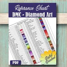 Printable Pdf Dmc Color Charts Diamond