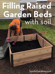 Filling Raised Garden Beds With Soil