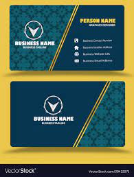 dark green business card template psd