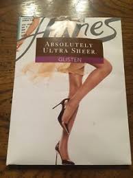 Details About Nwt Hanes Absolutely Ultra Sheer Glisten Gold Size D Control Top Sheer Toe