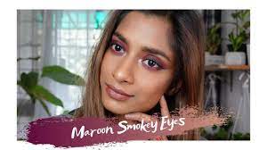 maroon smokey eye using myst cosmetics