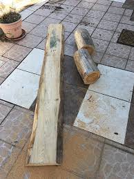 Diy Simple Rustic Log Bench Jenna Sue