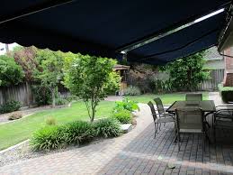 Freestanding retractable awnings are usually large, permanent rain and/or shade/shading systems for decks and patios or any other outdoor living or work space. These Motorized Awnings And Solar Screens Will Give You Backyard Inspiration