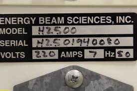 energy beam sciences h2500 microwave